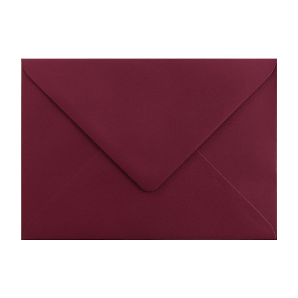 Keaykolour Carmine / burgundy B6 envelope