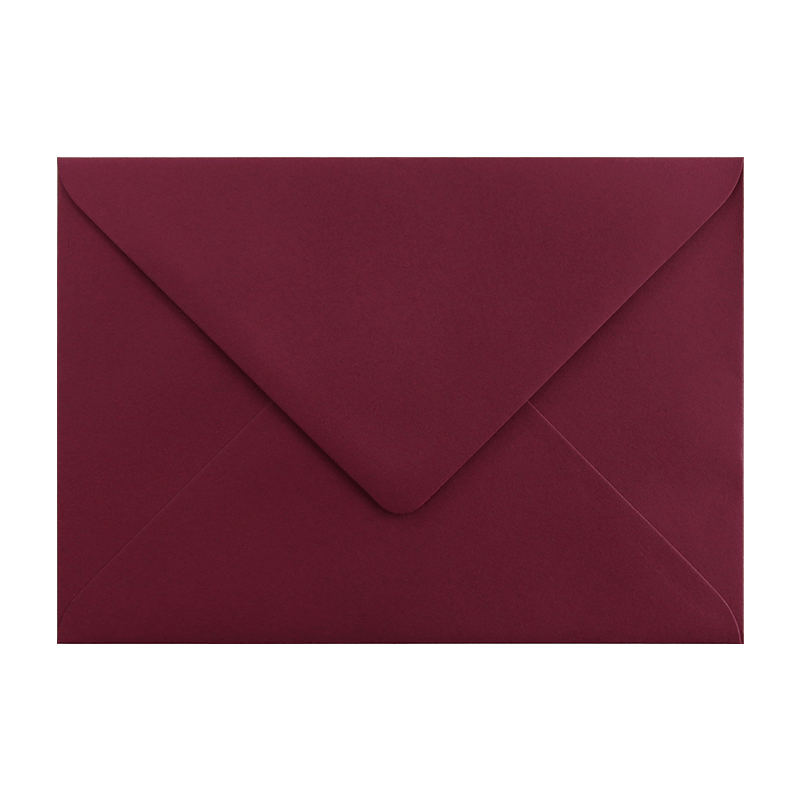 Keaykolour Carmine / burgundy B6 envelope