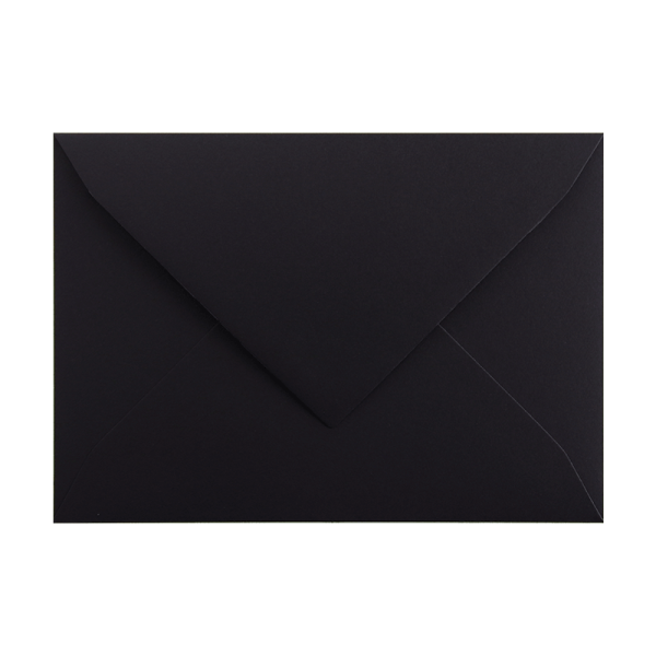 Keaykolour deep black B6 envelope
