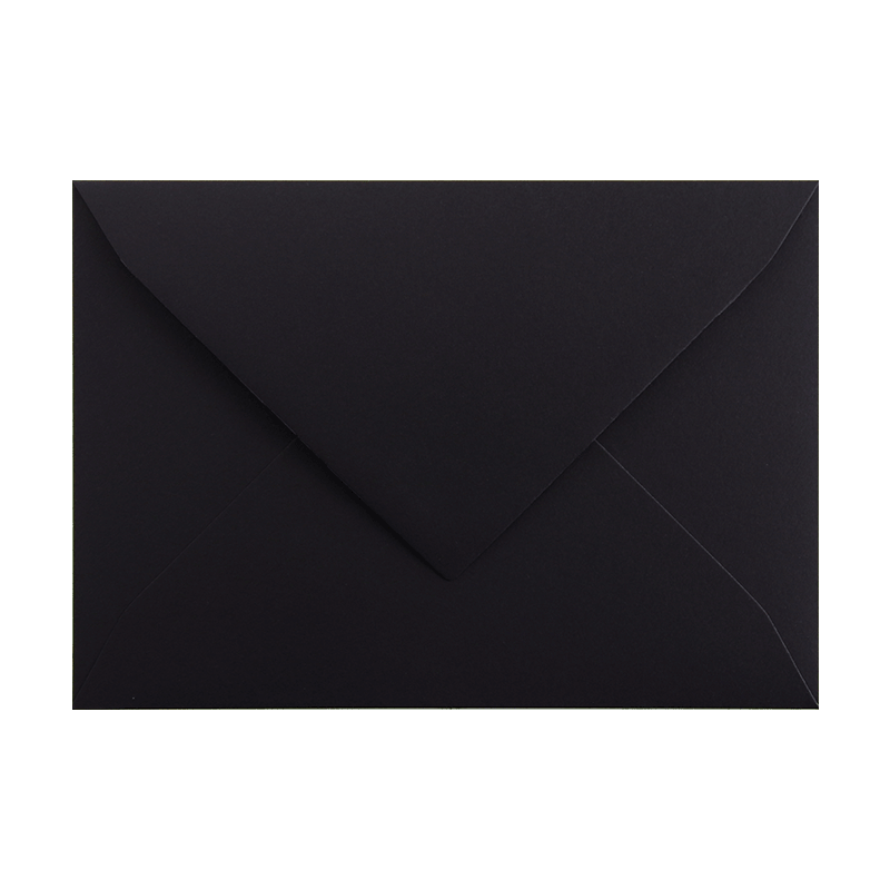 Keaykolour deep black B6 envelope