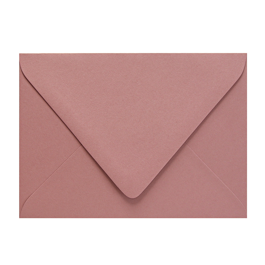Rose pink A7 (5x7) Envelope