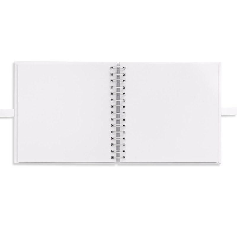 White scrapbooking album/ guestbook - 30.5x30.5 cm - Image 2