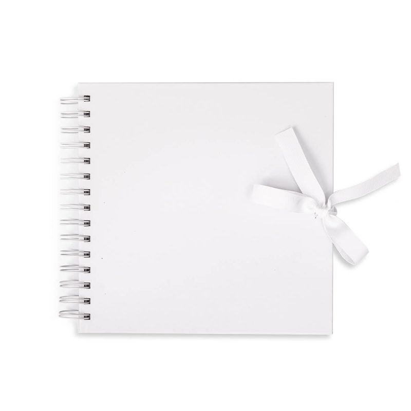 White scrapbooking album/ guestbook - 30.5x30.5 cm