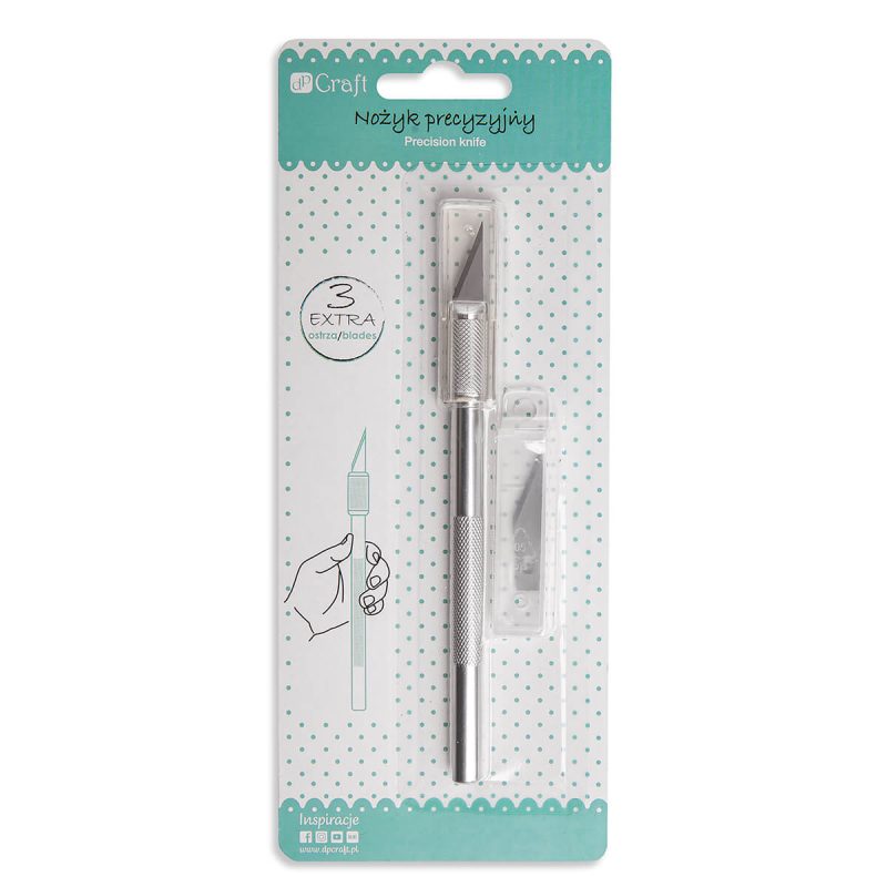 Steel Knife X-acto Style Precision Utility Cutter - Image 2