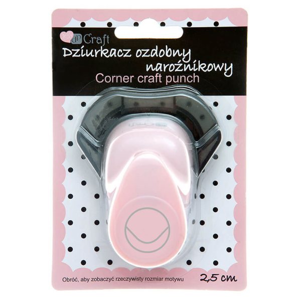 Corner rounder craft punch - 2.5 cm