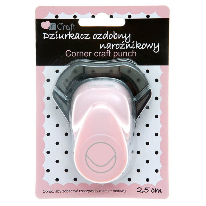 Corner rounder craft punch - 2.5 cm