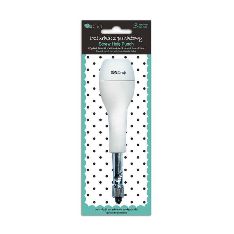 SCREW HOLE PUNCH 3 IN 1 - 2mm, 3mm, 4mm