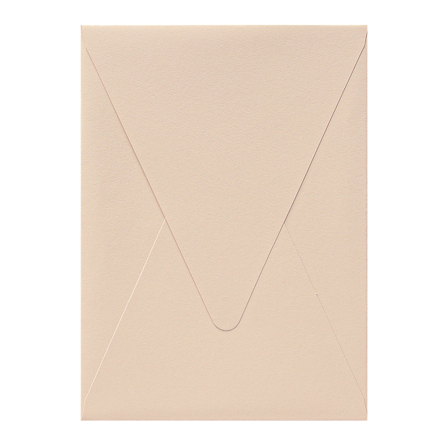 Keaykolour Biscuit A7 (5x7) Deep Vertical Flap Envelope - Handmade