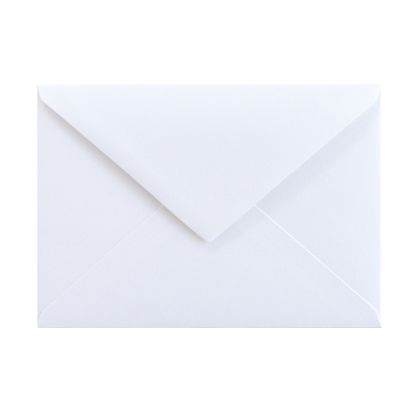 Keaykolour pure white C6 envelope
