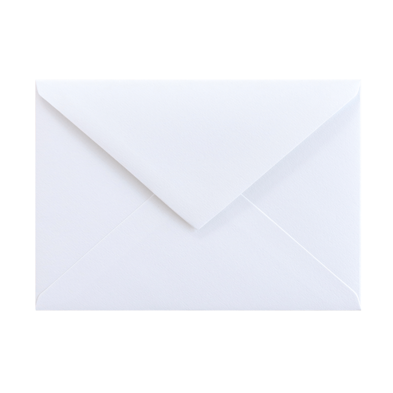 Keaykolour pure white C6 envelope