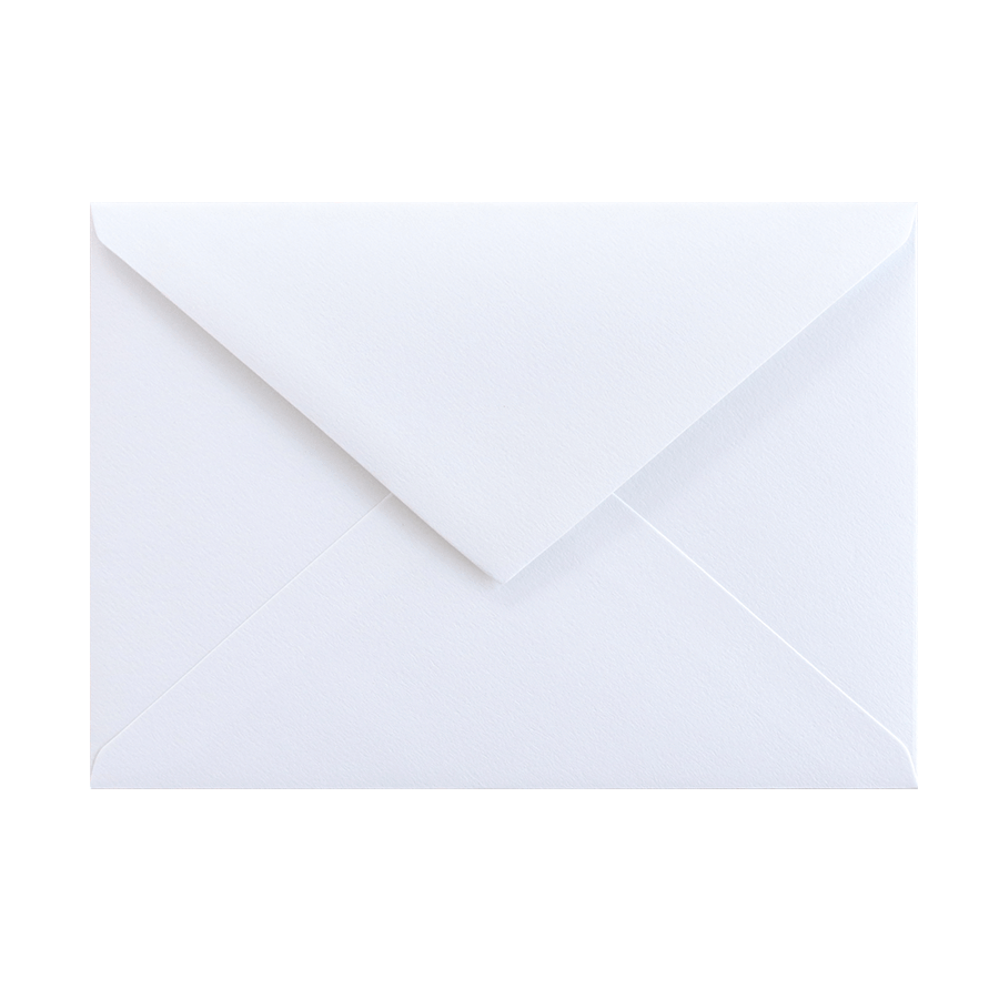 Keaykolour pure white C6 envelope