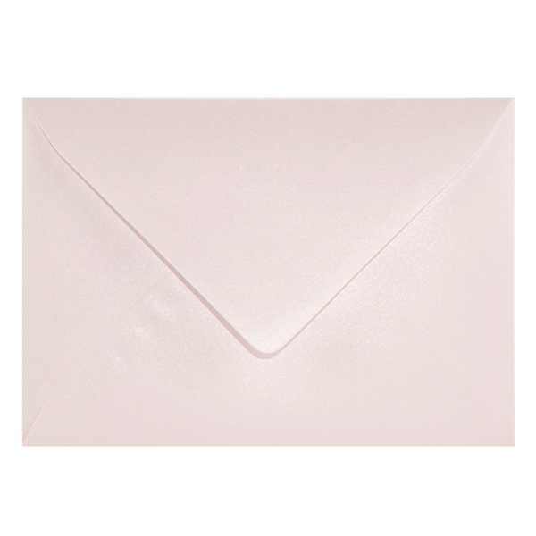 Shimmery Candy Pink B6 envelope