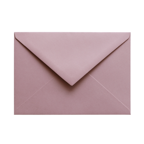 Keaykolour Old Rose C6 envelope