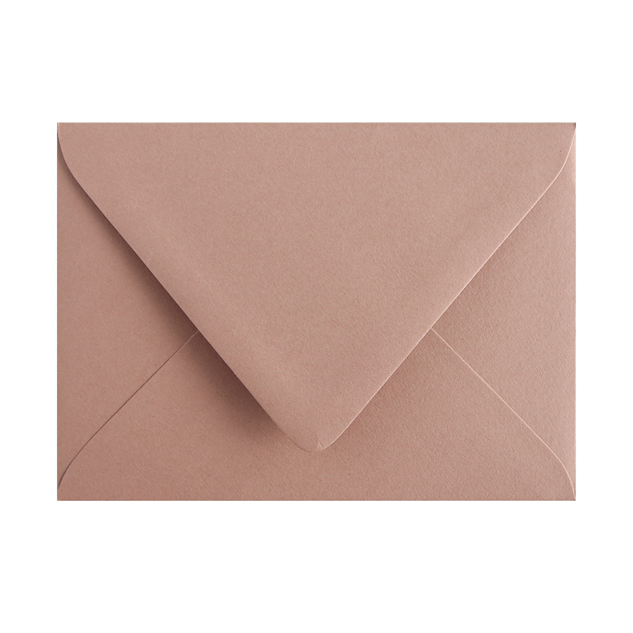 Taupe / Spice nude A7 (5x7) envelope