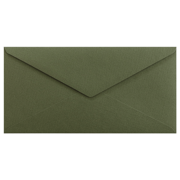 Tintoretto Wasabi Olive green DL envelope