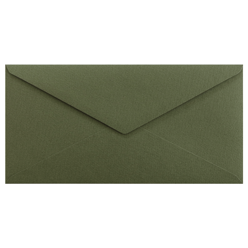 Tintoretto Wasabi Olive green DL envelope