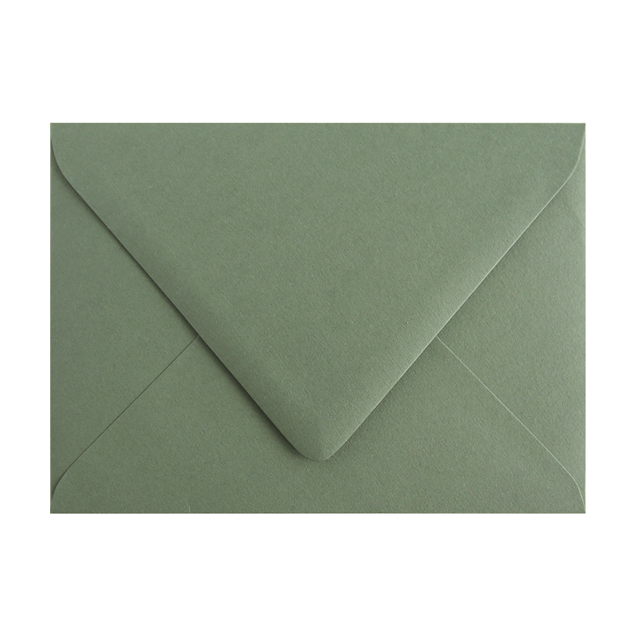 Colorplan Mid Green / Sage green A7 (5x7) envelope
