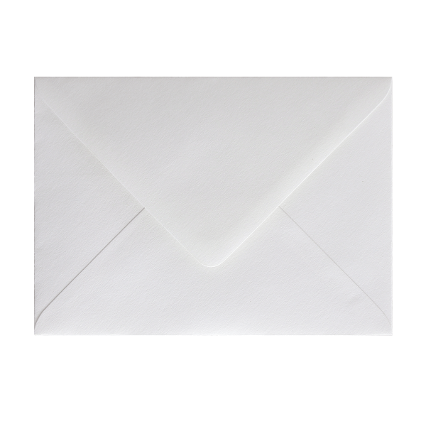 Materica Gesso warm white B6 envelope