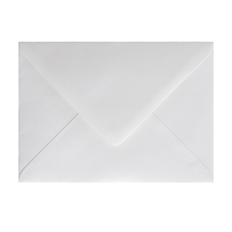 Materica Gesso warm white B6 envelope