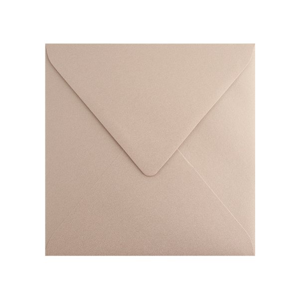 Shimmery Champagne K4 envelope