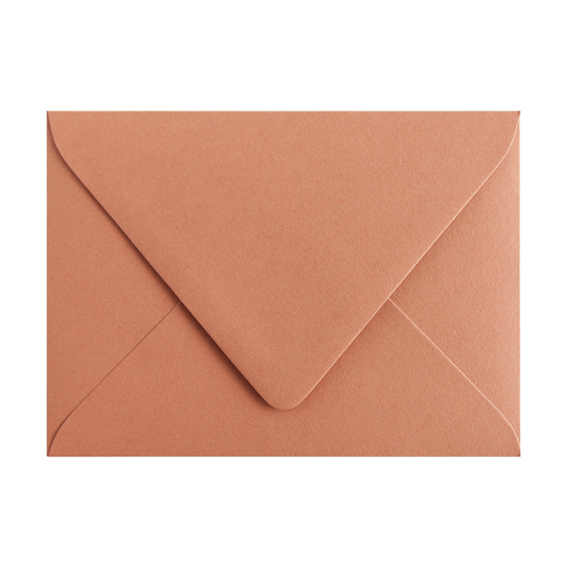 Terracotta envelope A7 for invitations i8 133x184mm 150gsm