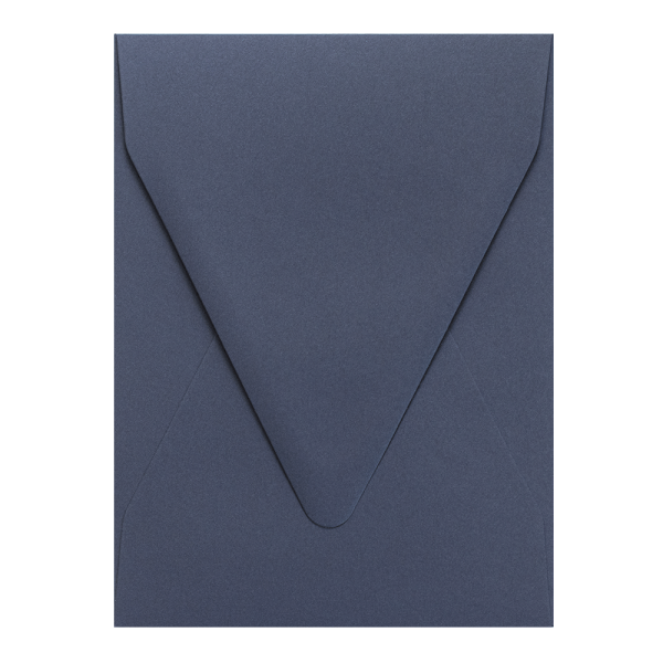 A7 (I8 5x7in) invitations envelopes Malmero Bleu navy blue 120gsm vertical flap