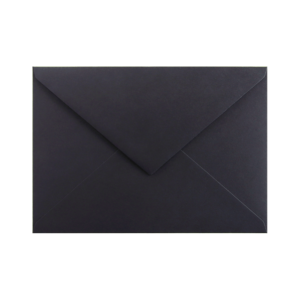 C6 Sirio Nero 115gsm black envelope