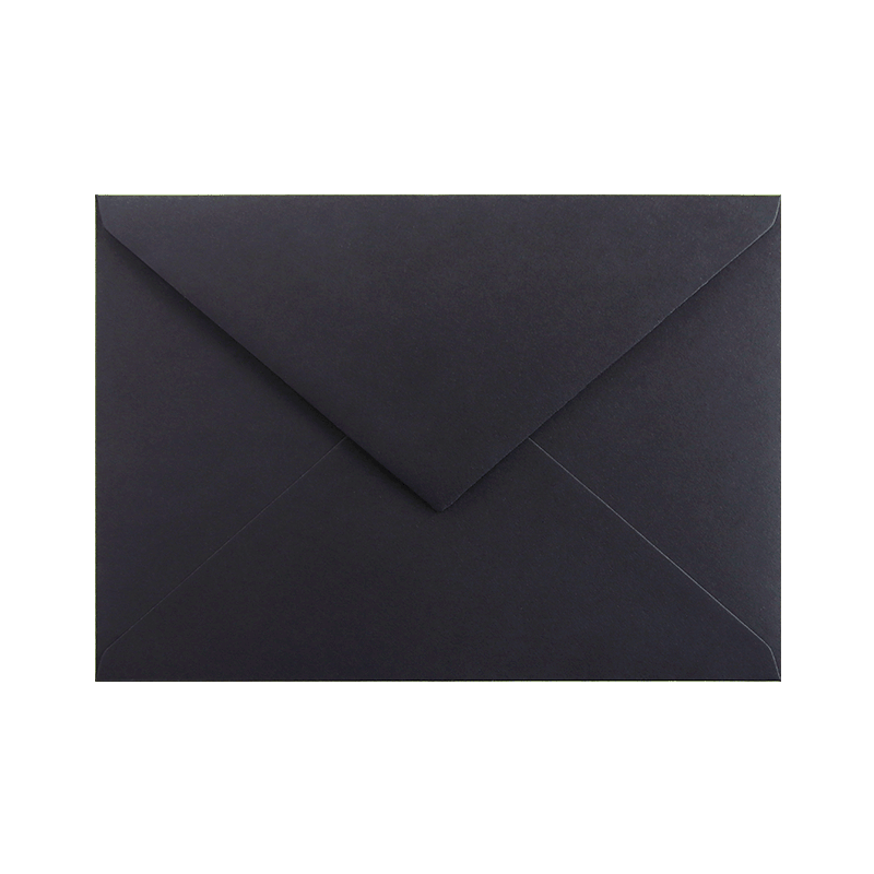 C6 Sirio Nero 115gsm black envelope