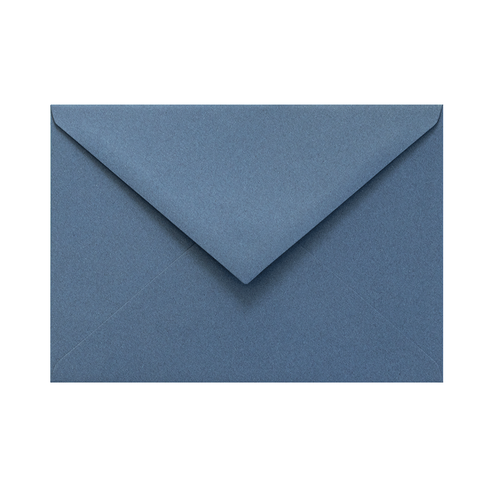 C6 colored envelopes - Sirio Color Blue 140gsm - indigo blue