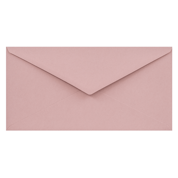 DL Keaykolour Old Rose 120gsm dusty pink colored envelopes