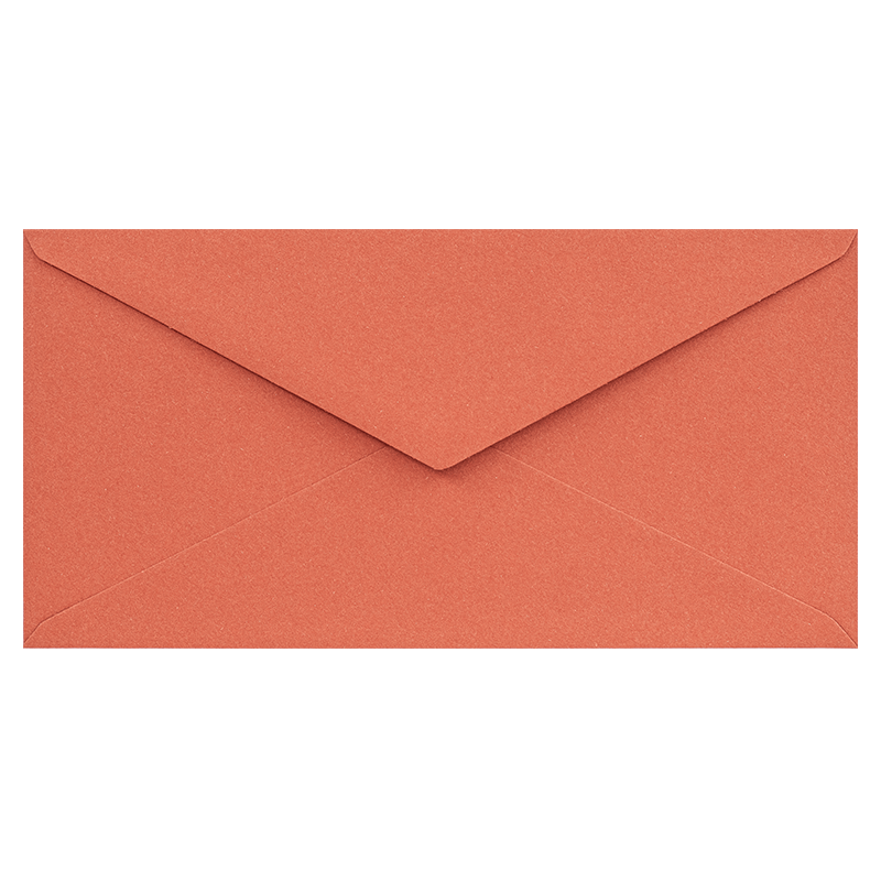 DL Materica Terra Rossa 120gsm red envelopes