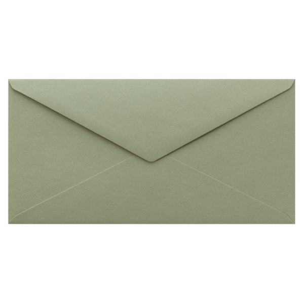 DL Materica Verdigris 120gsm sage green envelope