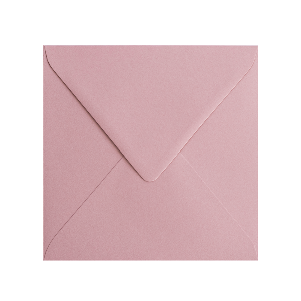 Keaykolour Old Rose K4 Square envelopes - dusty pink