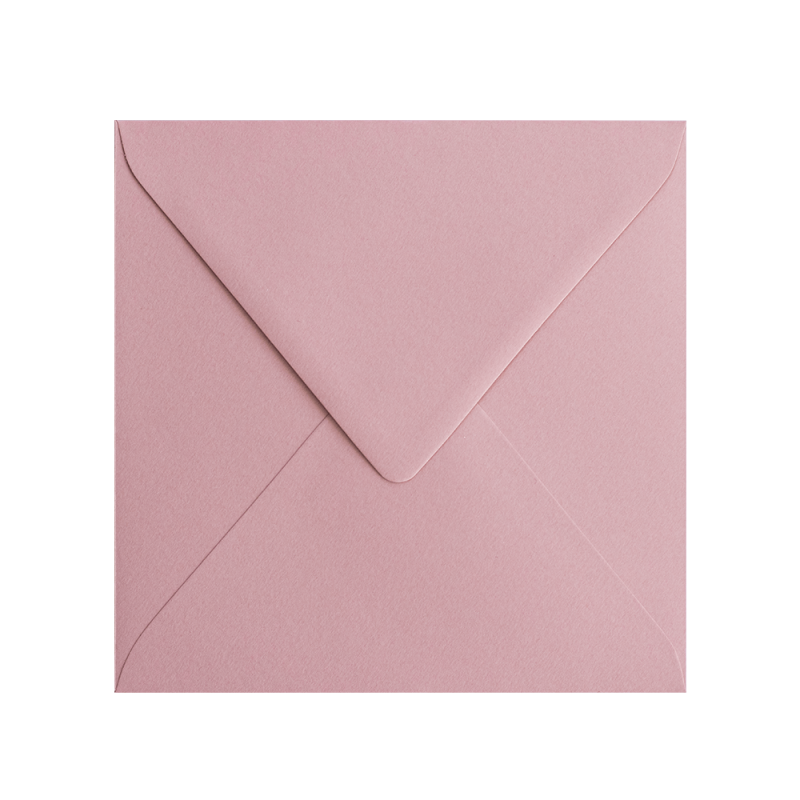 Keaykolour Old Rose K4 Square envelopes - dusty pink