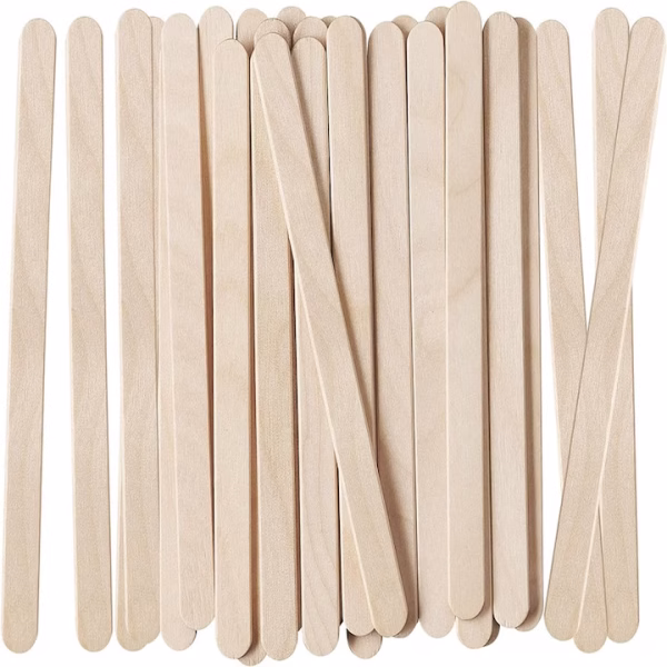 Crafting flat wooden sticks