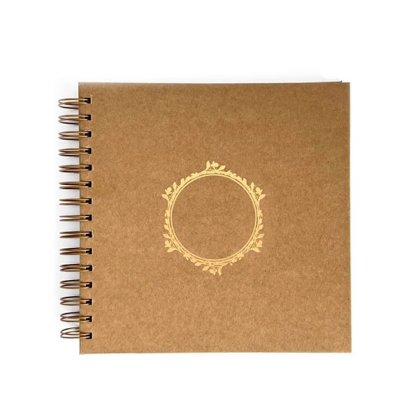 Scrapbooking album kraft wedding guestbook