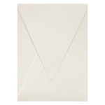 Warm white textured invitation envelopes Wild White 150gsm
