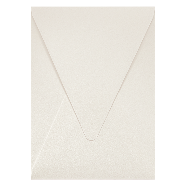 Warm white textured invitation envelopes Wild White 150gsm