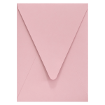 Colored invitations handmade envelopes Malmero rose antique powder pink A7 vertical flap I8 13x18 cm